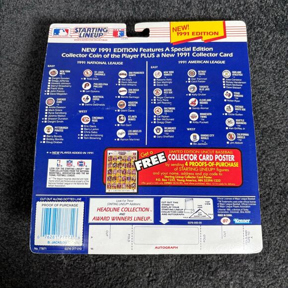 Bo Jackson Kansas City Royals Vintage 1991 Starting Lineup Figure - NIB Baseball - Picture 4 of 4